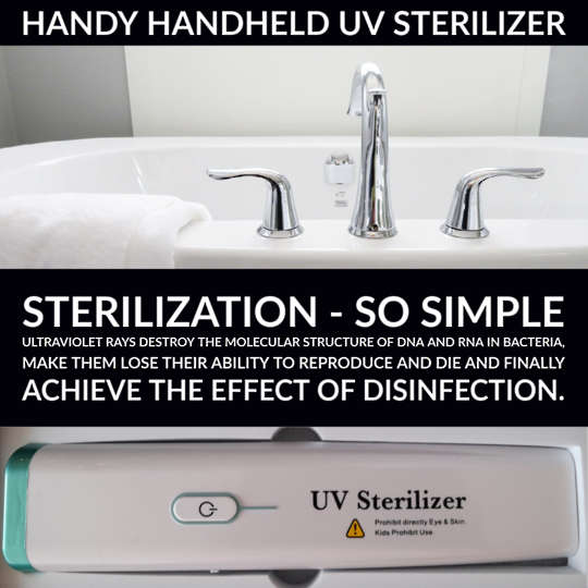 Handheld UV Sterilizer with FREE Elim Spa Sanitizer image 2